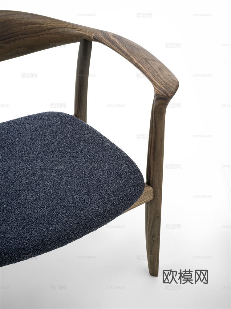 porada 中古餐椅3d模型下载（渲染图4）