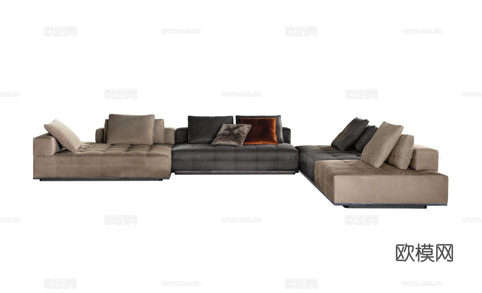 Minotti 意式转角沙发3d模型下载