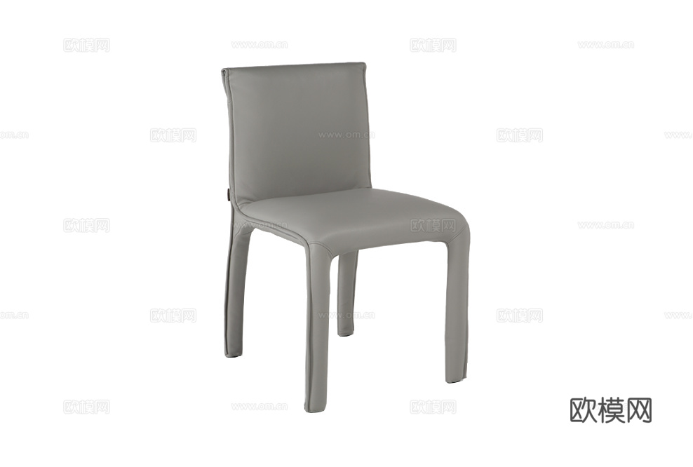 NATUZZI 意式餐椅3d模型下载