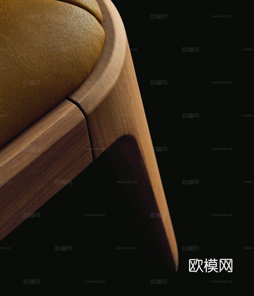 Poliform 双人床3d模型下载（渲染图3）