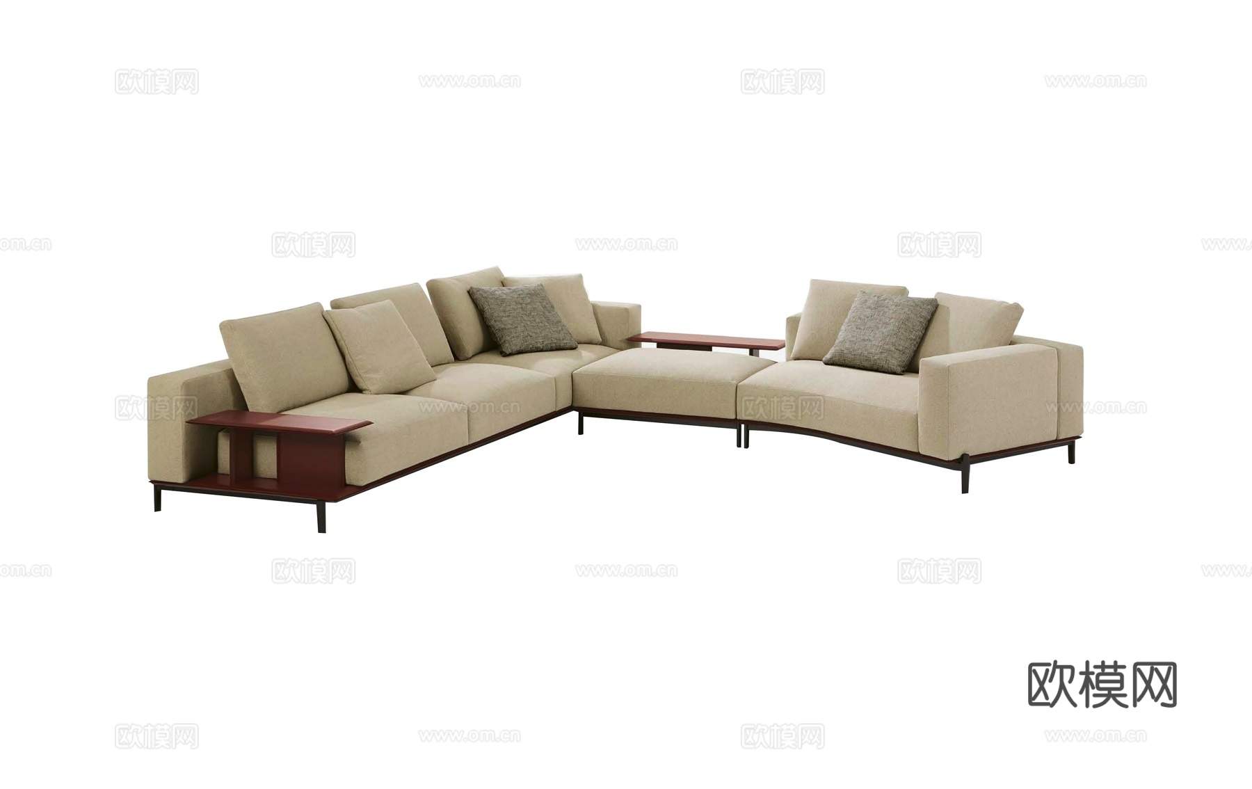 Poliform 转角沙发3d模型下载