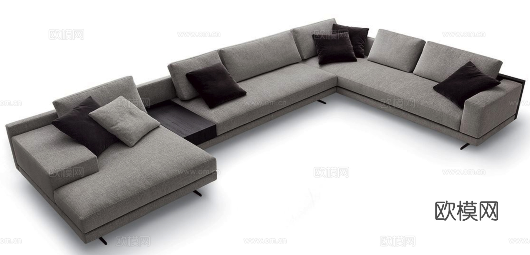 Poliform 转角沙发3d模型下载（渲染图3）