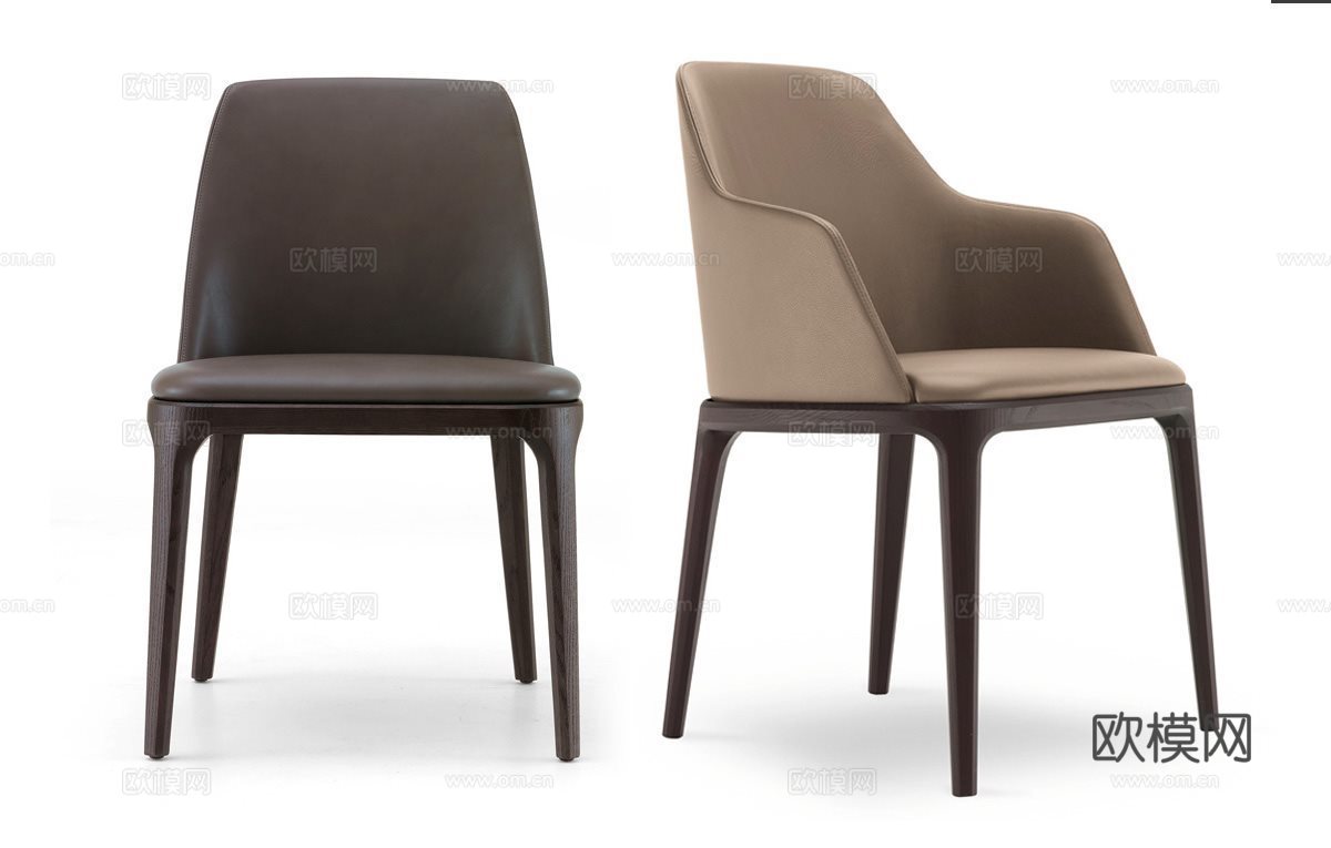 Poliform 餐椅3d模型下载（渲染图1）