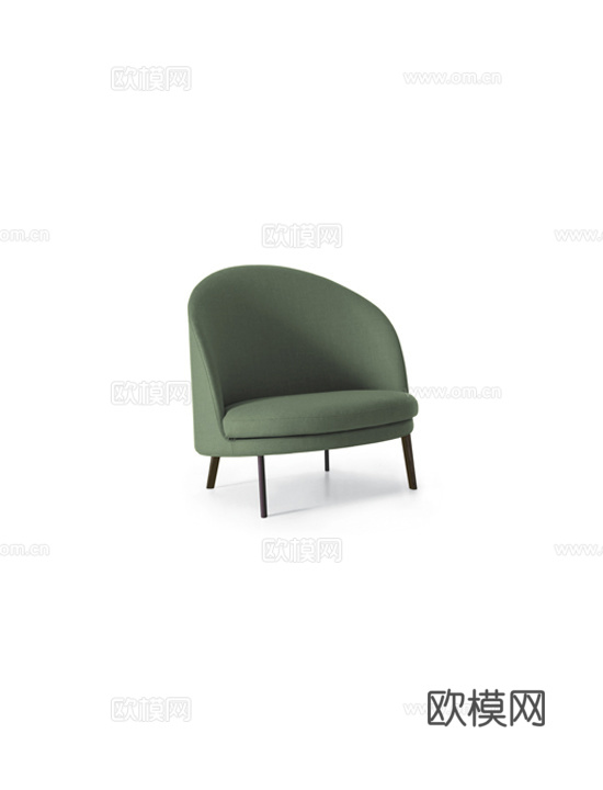 arflex 休闲椅3d模型下载（渲染图1）