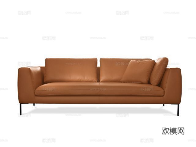 alberla 意式双人沙发3d模型下载