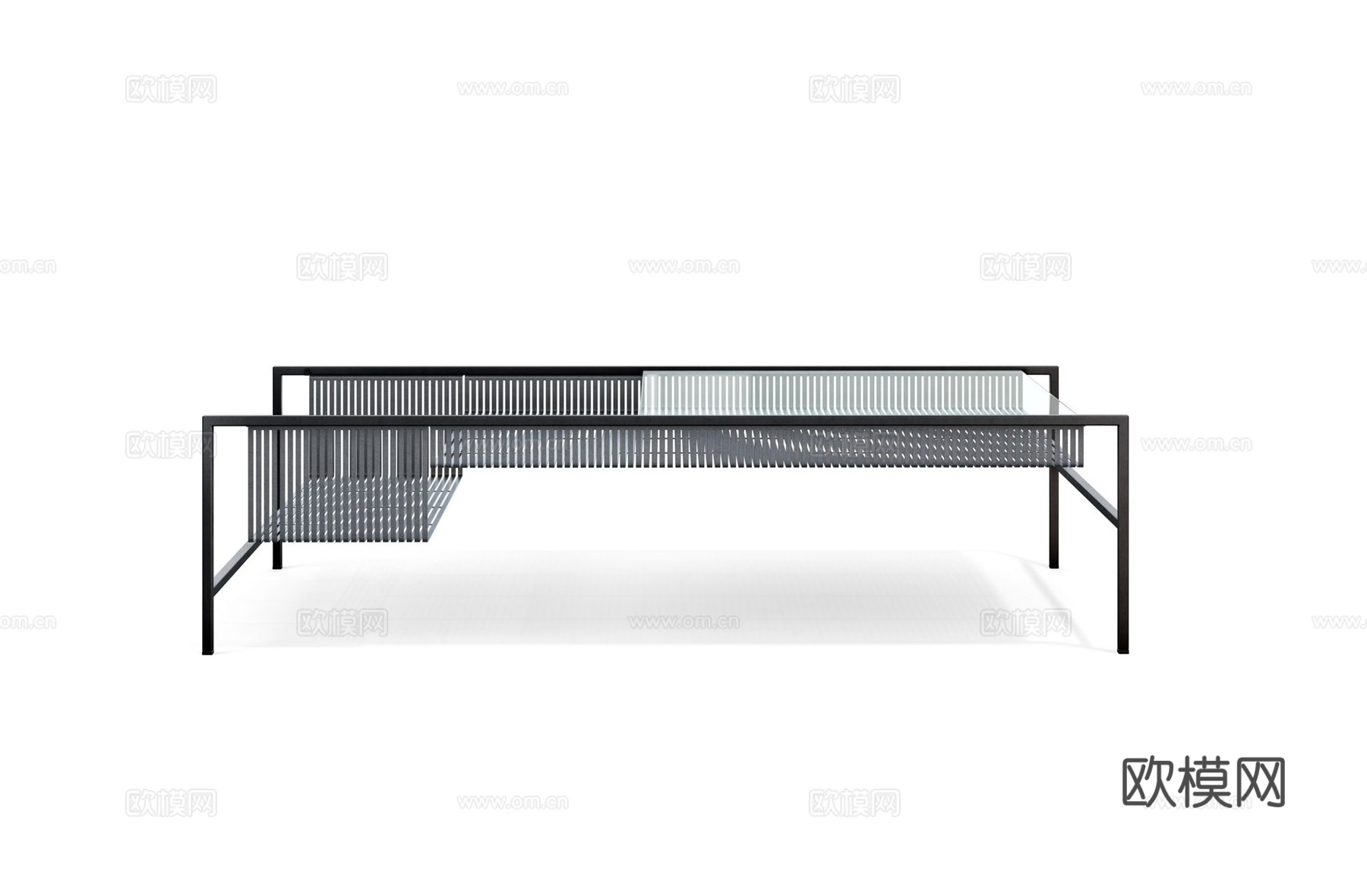 rochebobois 意式茶几3d模型下载（渲染图1）