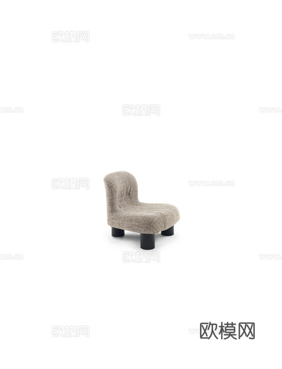 arflex 儿童休闲椅3d模型下载（渲染图2）