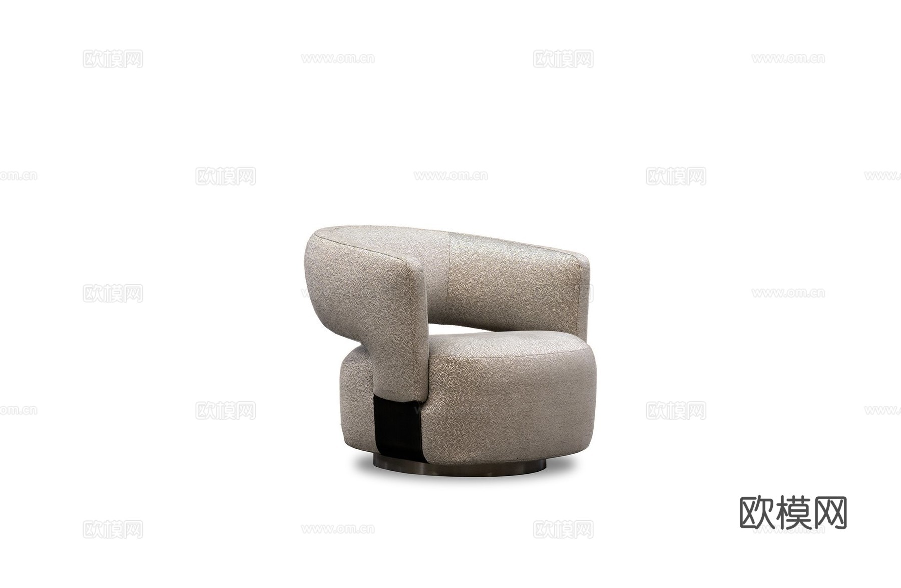 alberla 单人沙发3d模型下载