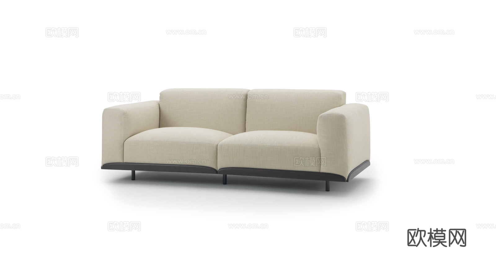 arflex 双人沙发3d模型下载（渲染图2）