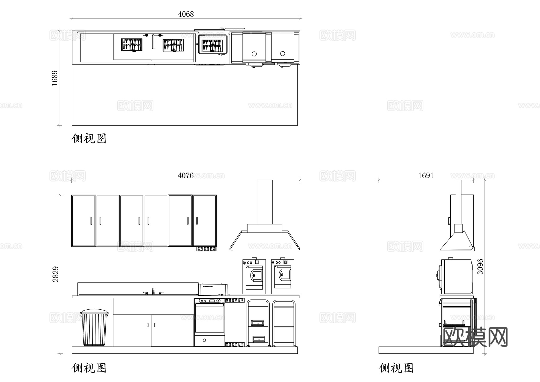 兽医医院工作台 兽医检查台 动物诊疗台 宠物手术台 兽医用操cad施工图