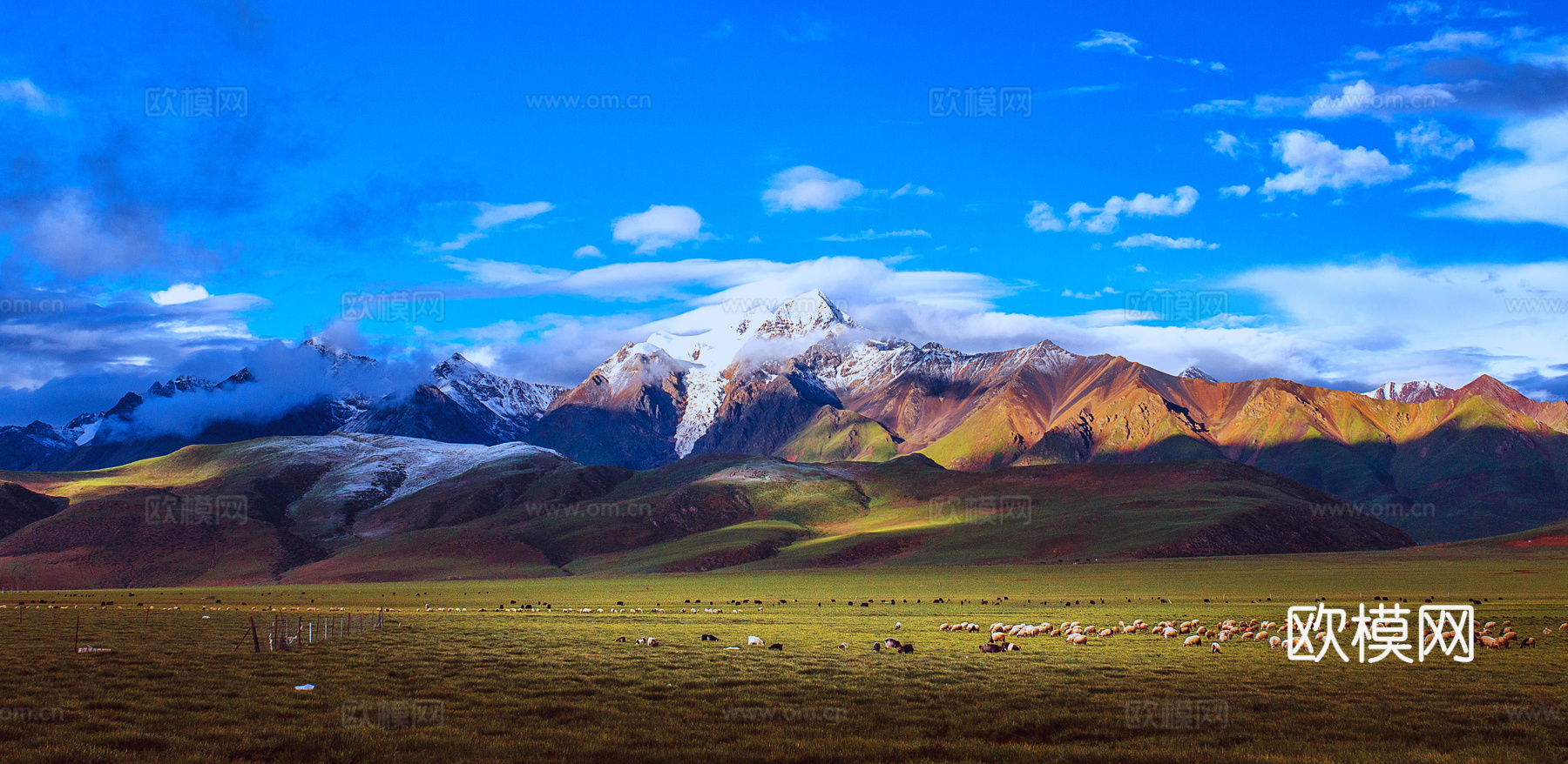 户外高原风景图贴图