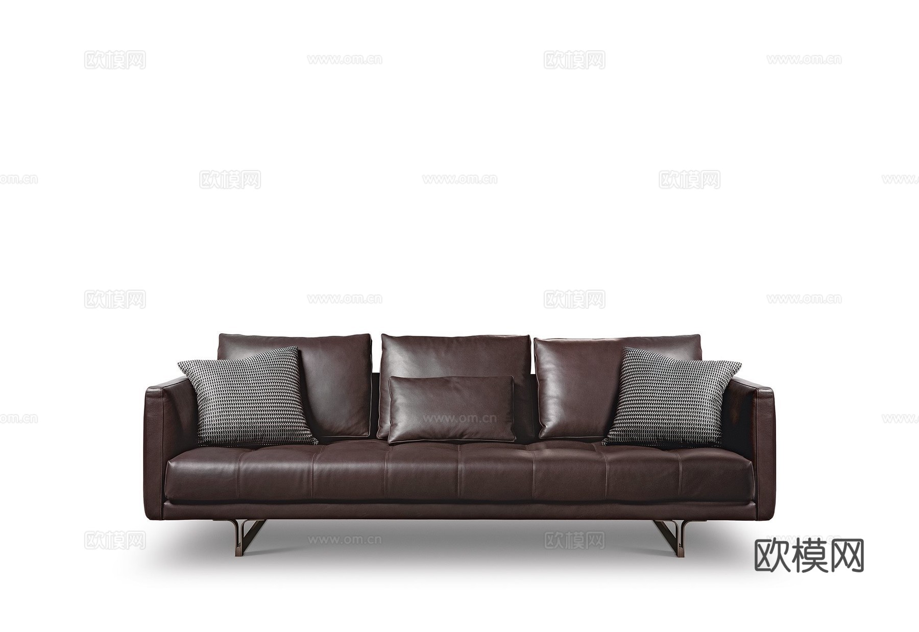 alberla 三人沙发3d模型下载