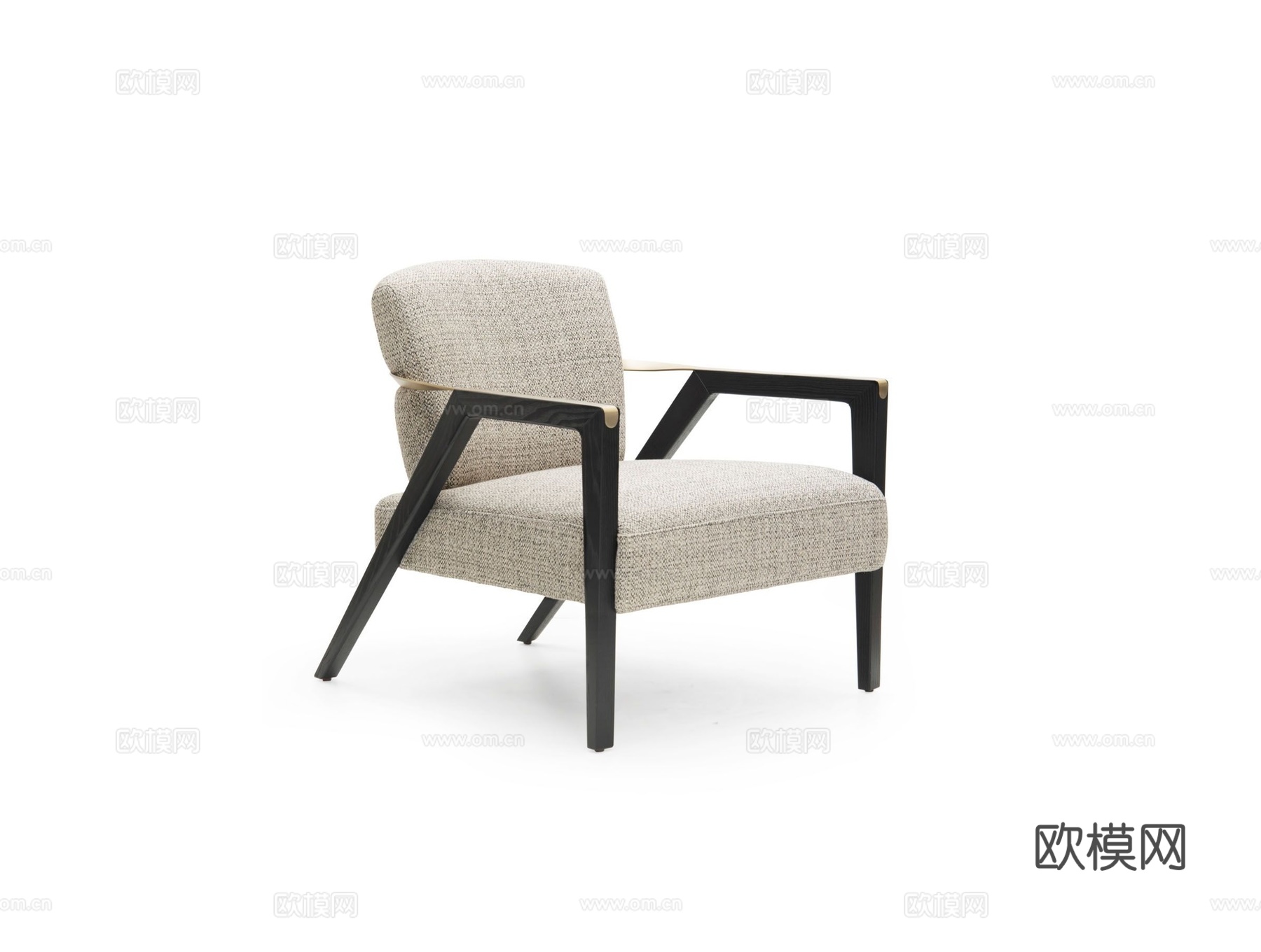 ASTON MARTIN 意式休闲椅3d模型下载（渲染图1）