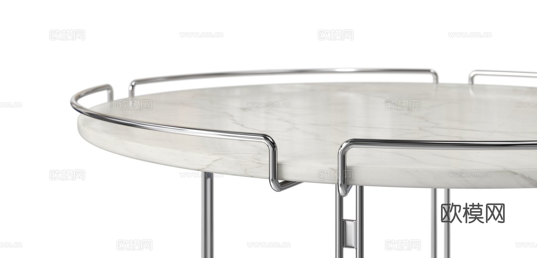 rochebobois 意式圆茶几3d模型下载（渲染图3）