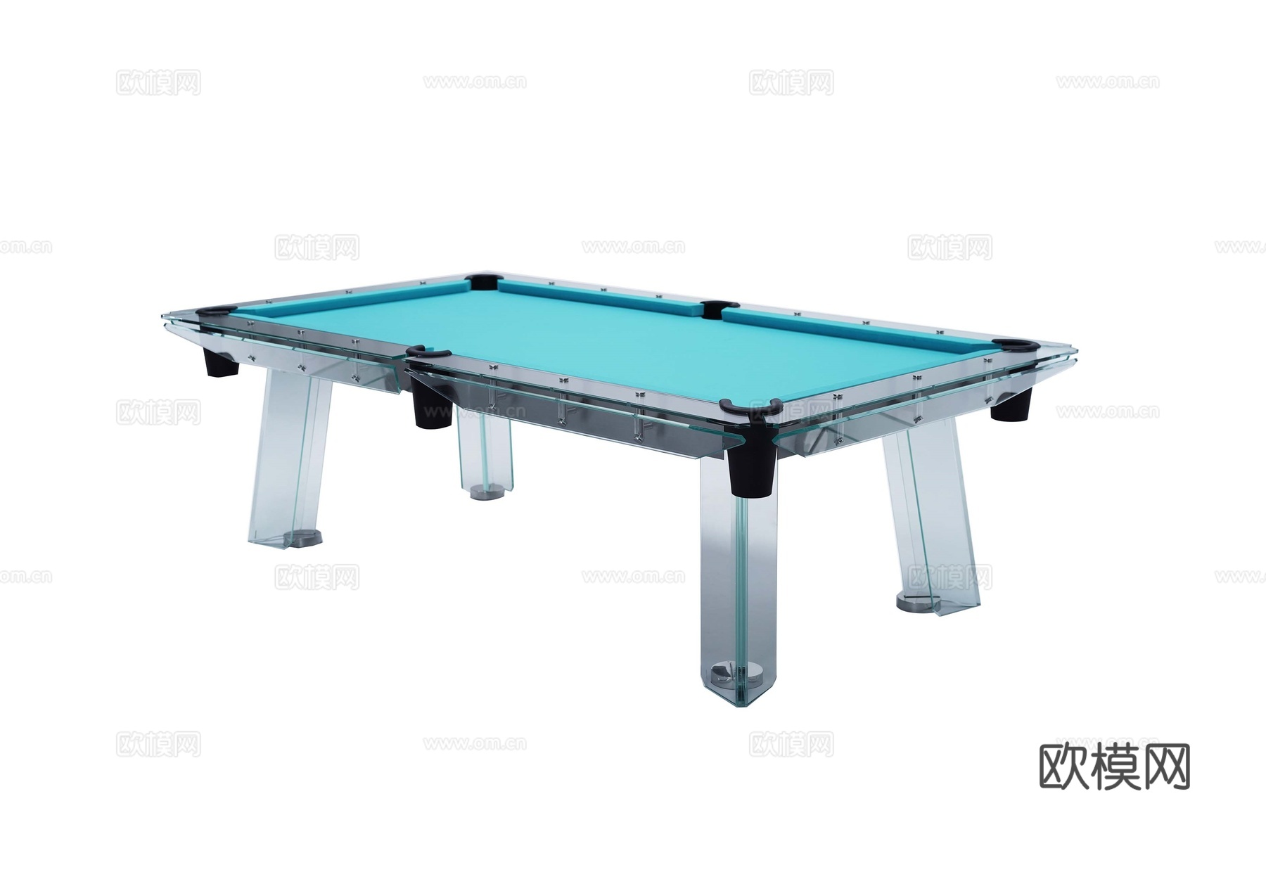 QIOCARE 台球桌3d模型下载（渲染图2）