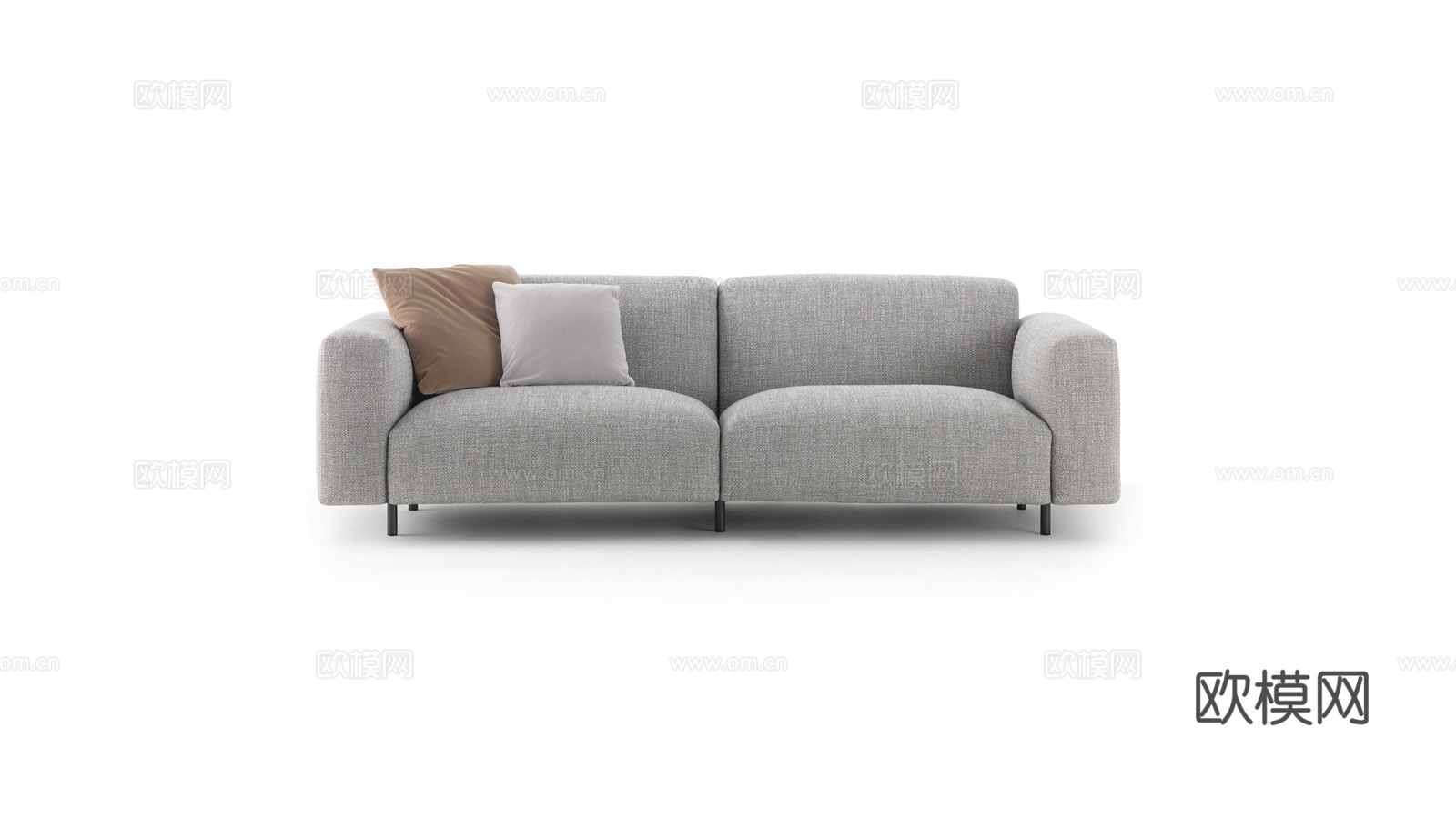 arflex 双人沙发3d模型下载（渲染图1）