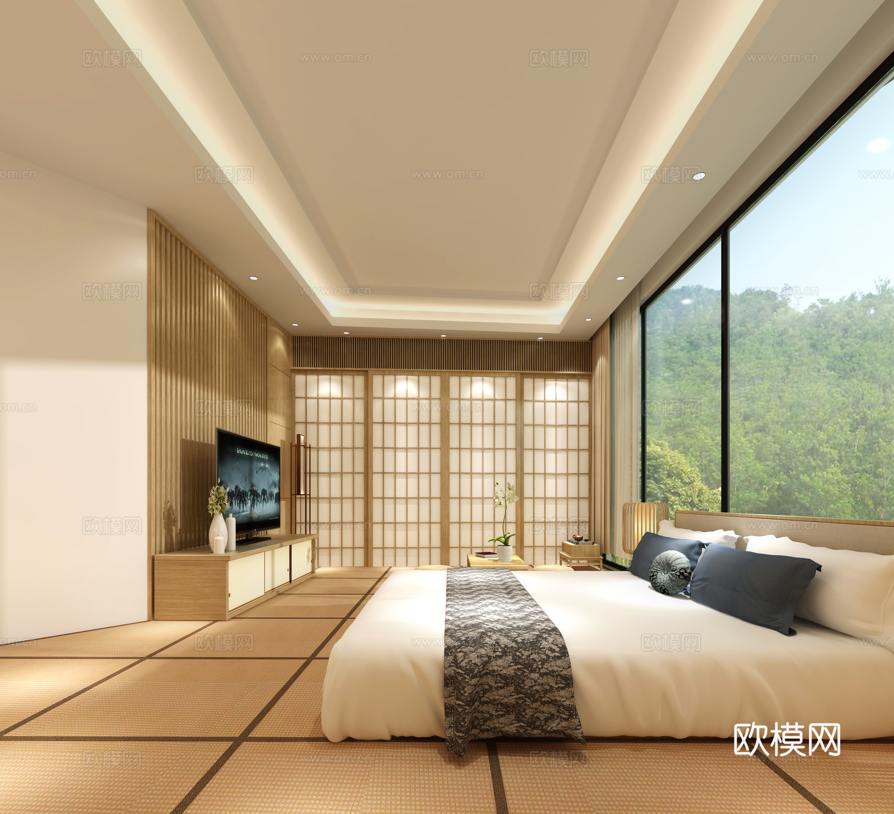 客房3d模型下载