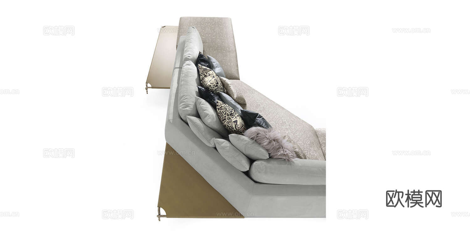 roberto canalll 意式转角沙发3d模型下载（渲染图2）