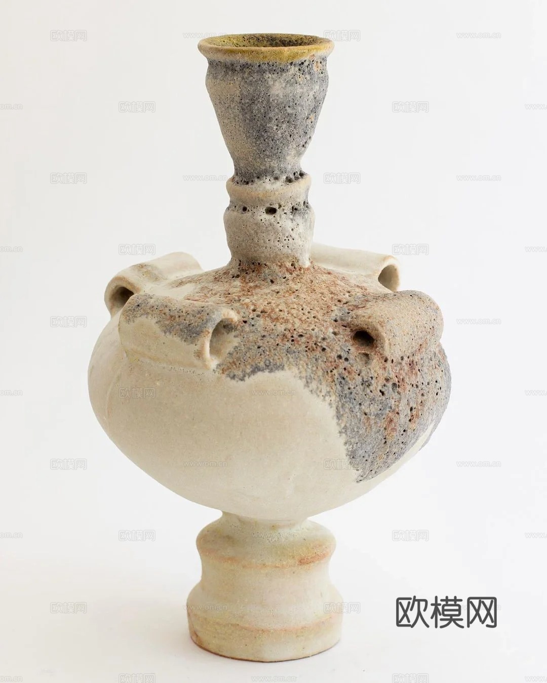 侘寂现代罐子_陶罐_侘寂风落地摆件_文物摆件su模型