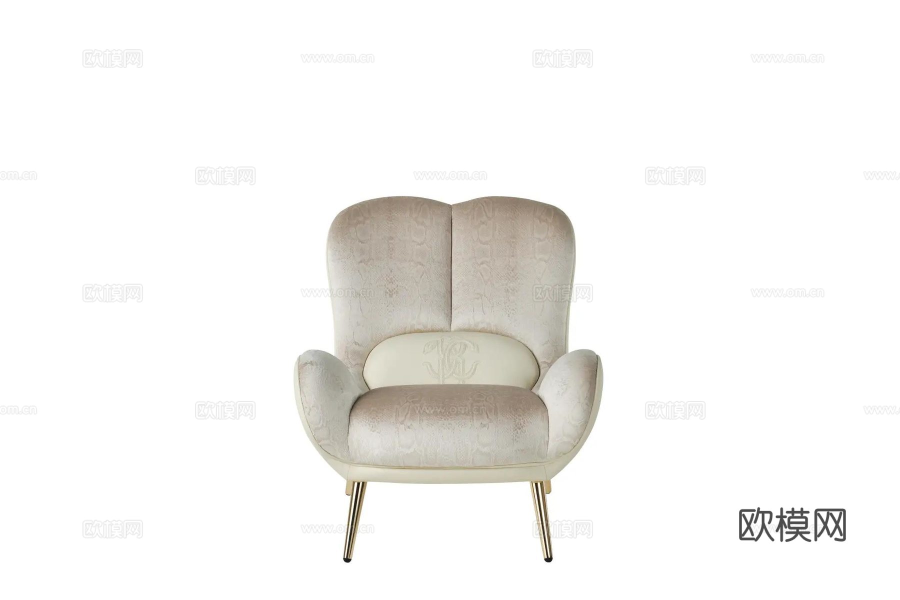 roberto canalll 意式休闲椅3d模型下载（渲染图1）