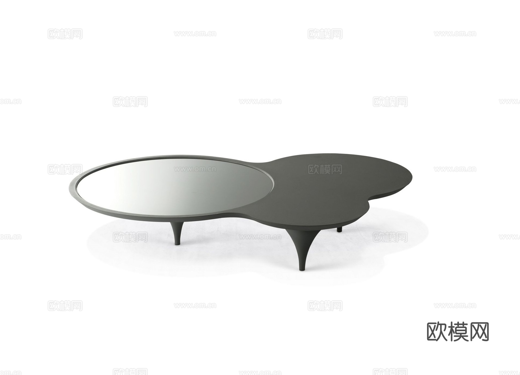 rochebobois 意式茶几3d模型下载（渲染图3）