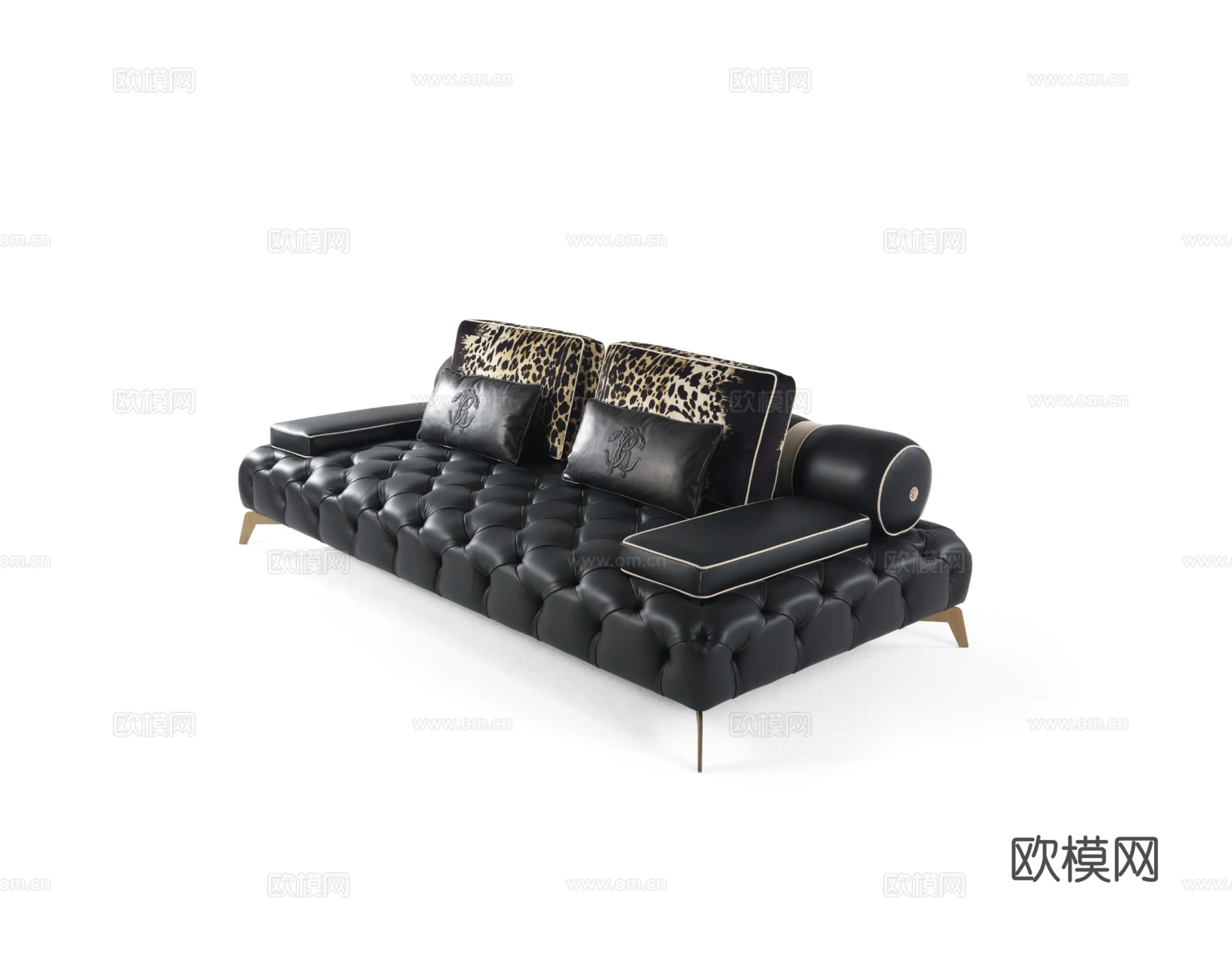 roberto canalll 意式双人沙发3d模型下载（渲染图1）