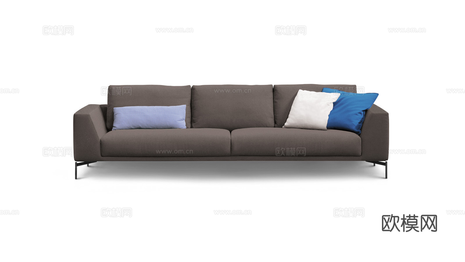 arflex 三人沙发3d模型下载（渲染图1）