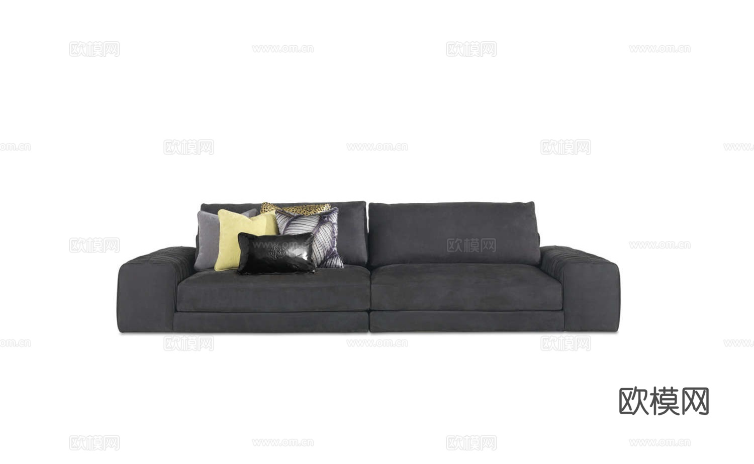 roberto canalll 意式双人沙发3d模型下载