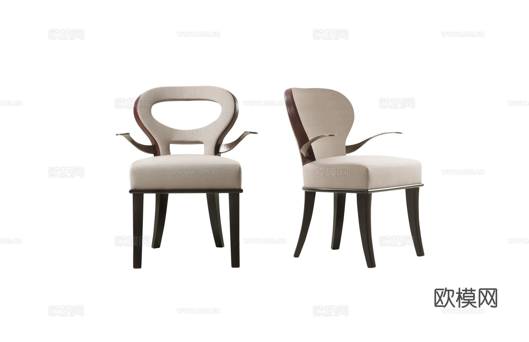 PROMEMORIA 意式餐椅3d模型下载（渲染图1）
