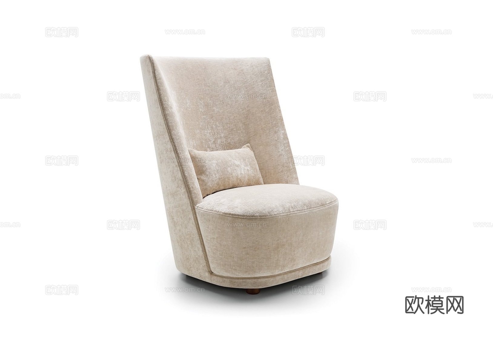 alberla 意式休闲椅3d模型下载