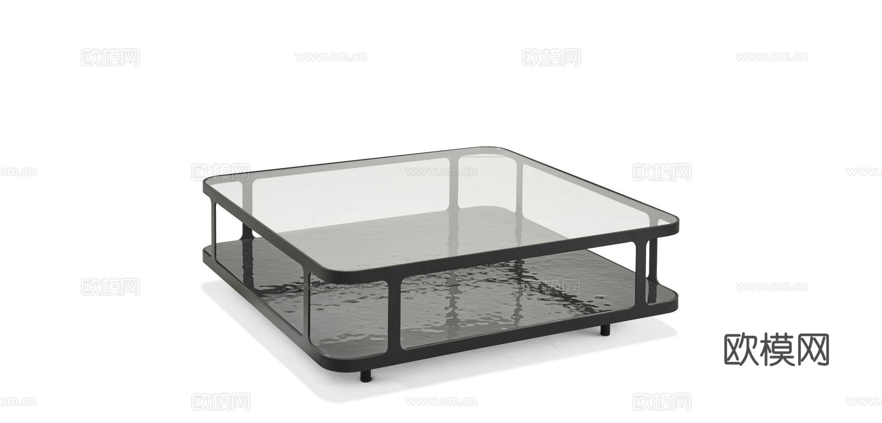 rochebobois 意式方茶几3d模型下载（渲染图2）