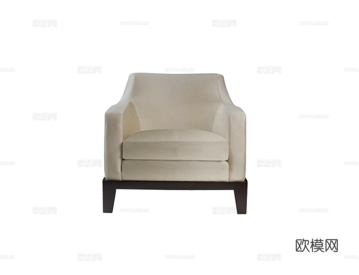 PROMEMORIA 意式单人沙发3d模型下载（渲染图1）