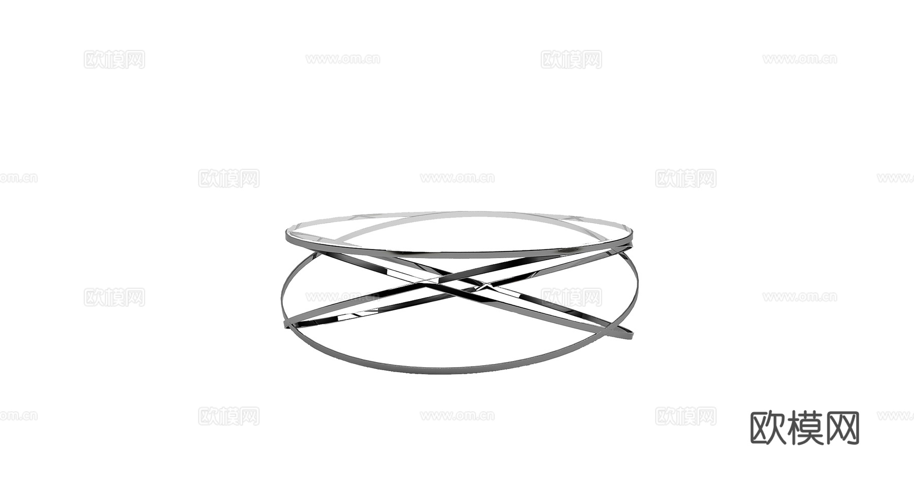 rochebobois 意式圆茶几3d模型下载（渲染图5）