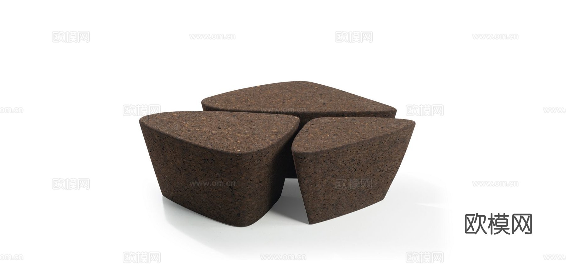 rochebobois 岩石茶几3d模型下载（渲染图4）