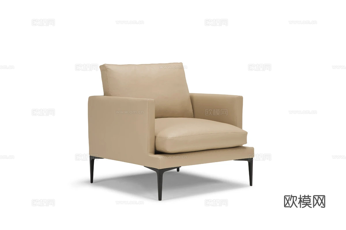 Amura 休闲椅3d模型下载（渲染图1）