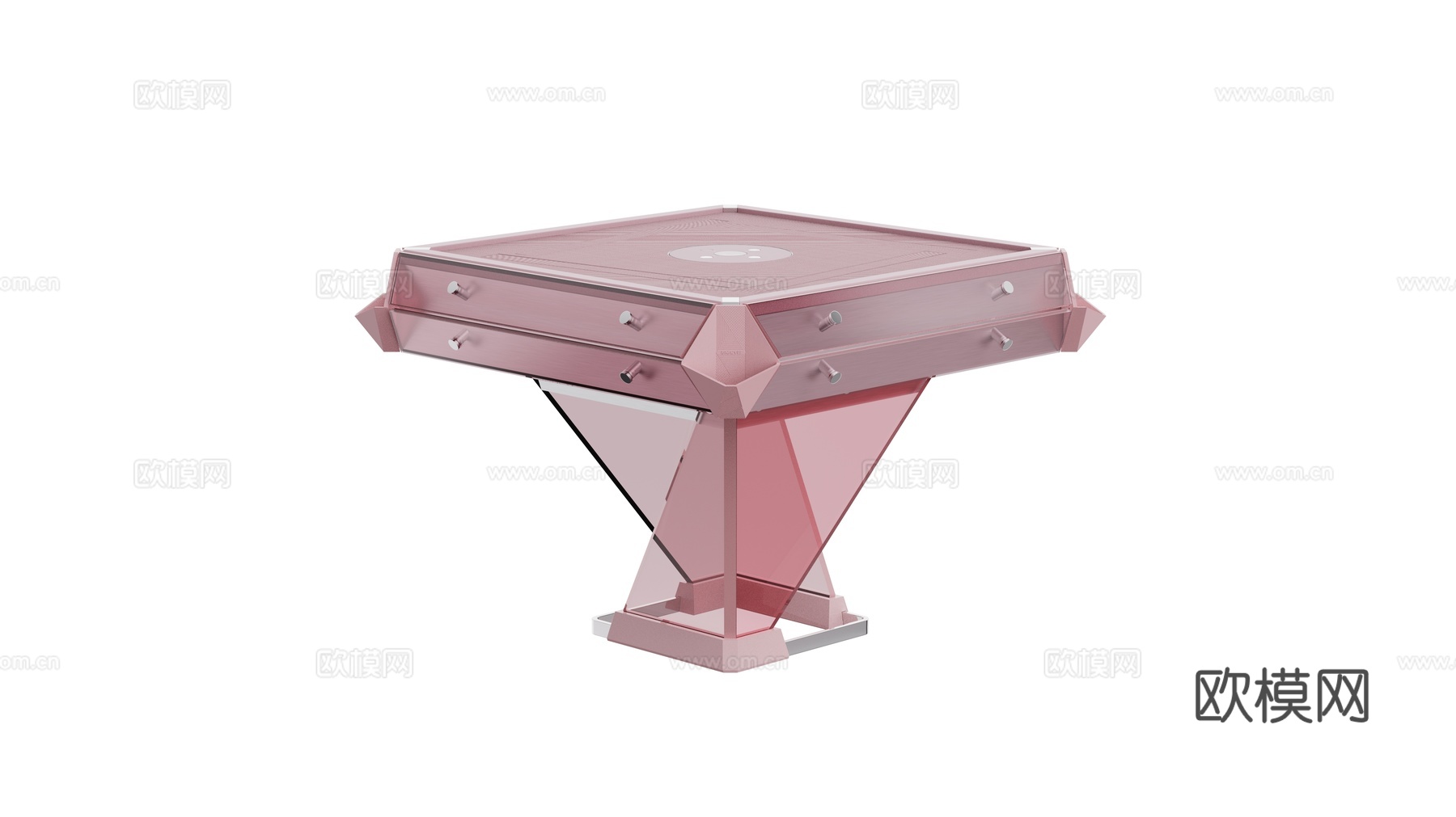 QIOCARE 麻将桌3d模型下载（渲染图1）