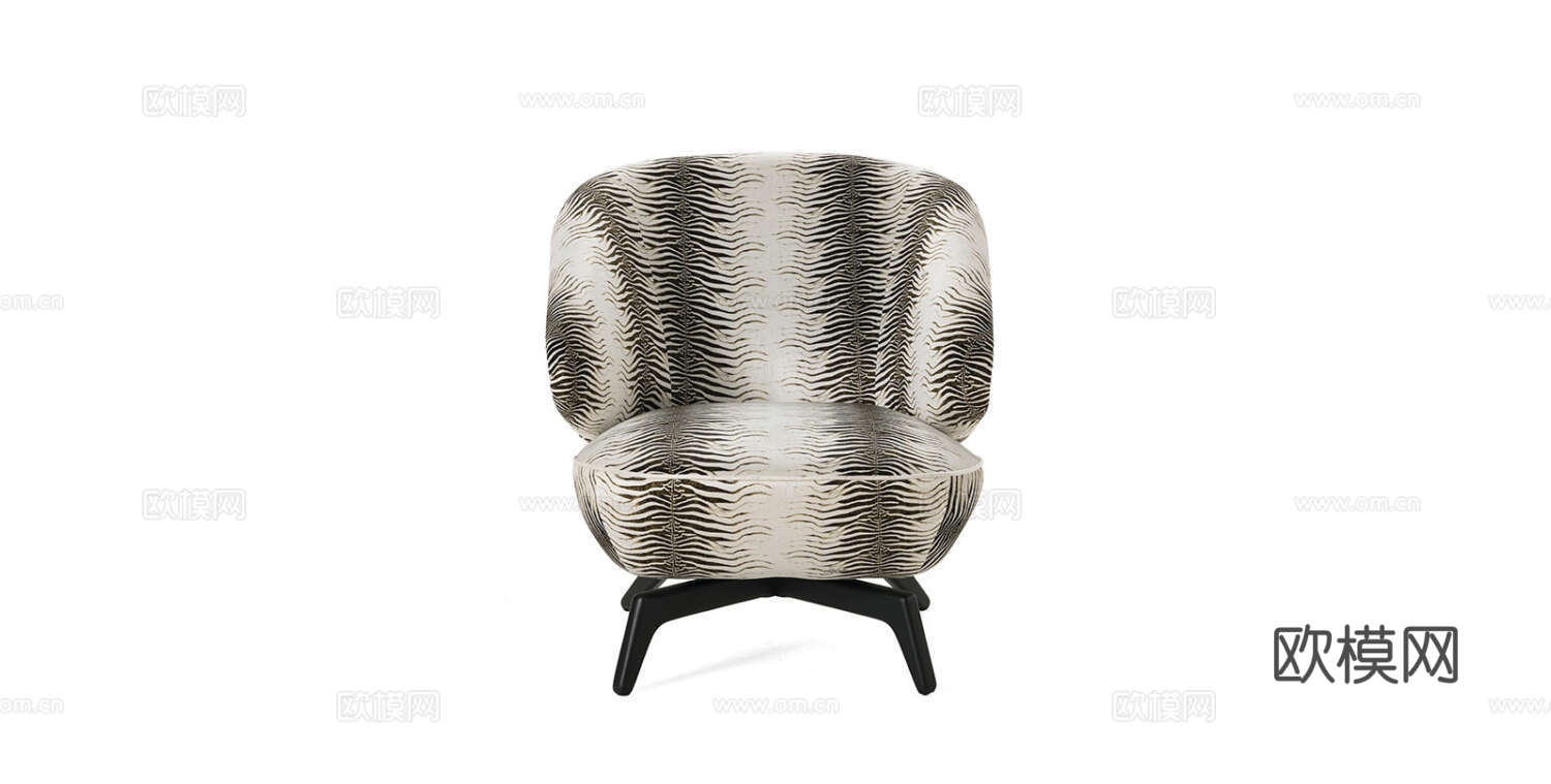 roberto canalll 意式休闲椅3d模型下载