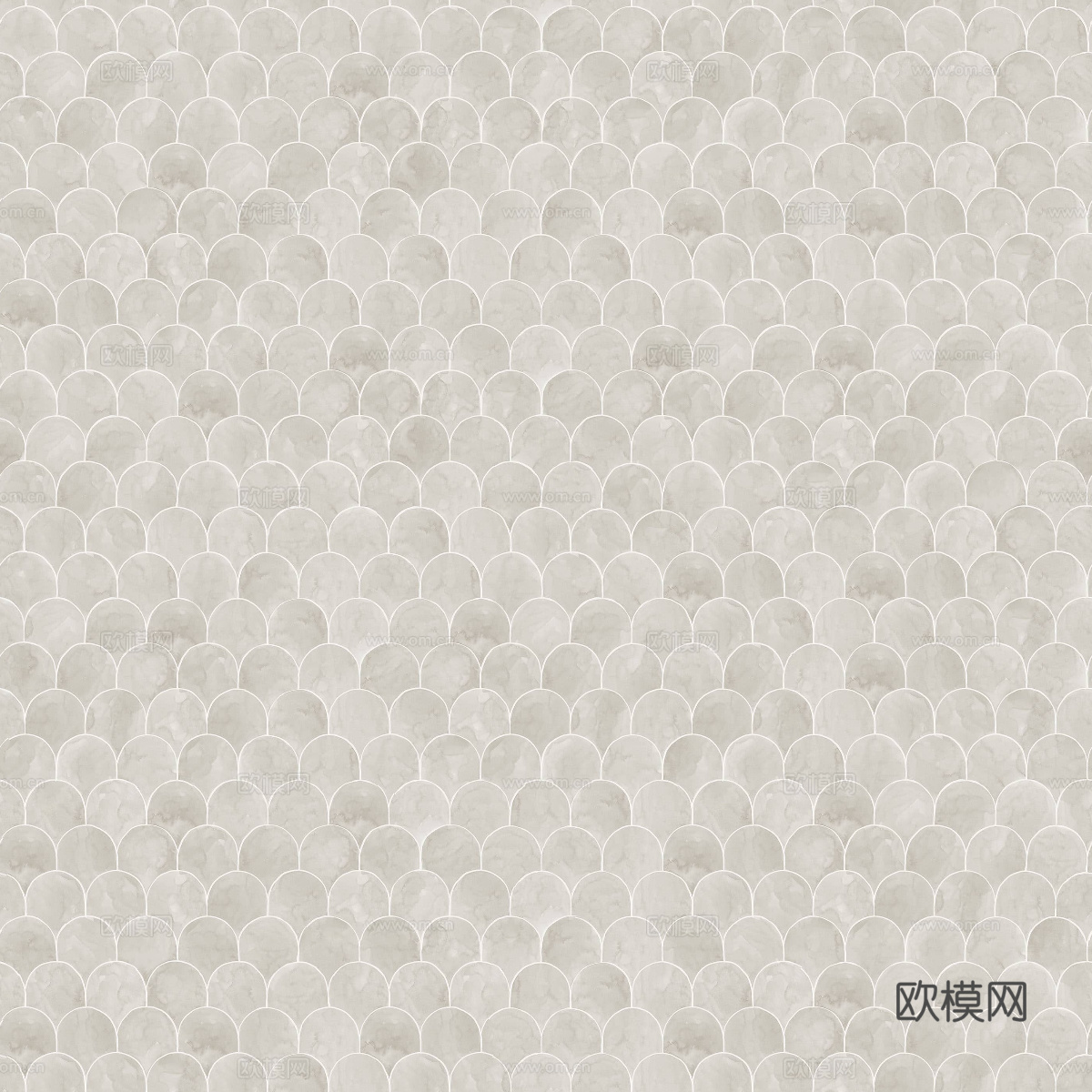 无缝米白色羽毛纹理瓷砖贴图