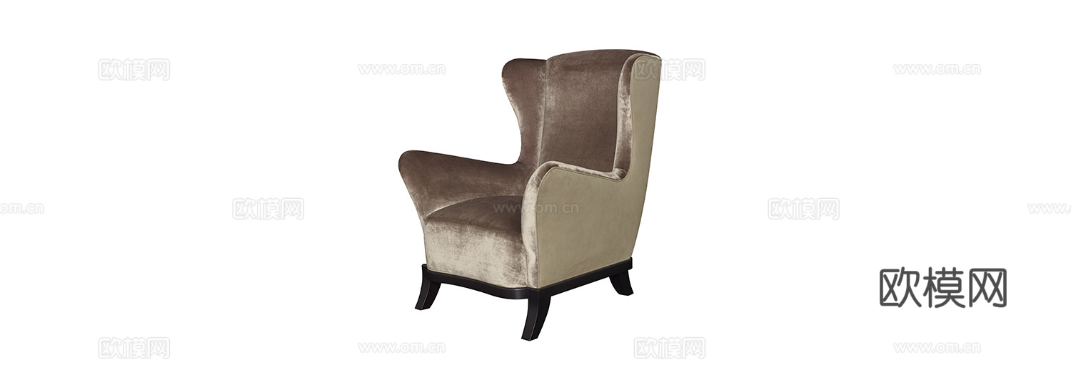 PROMEMORIA 简欧单人沙发3d模型下载