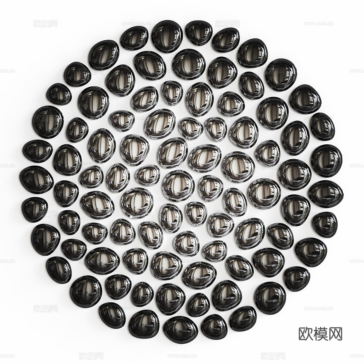 Zieta 抽象镜子3d模型下载