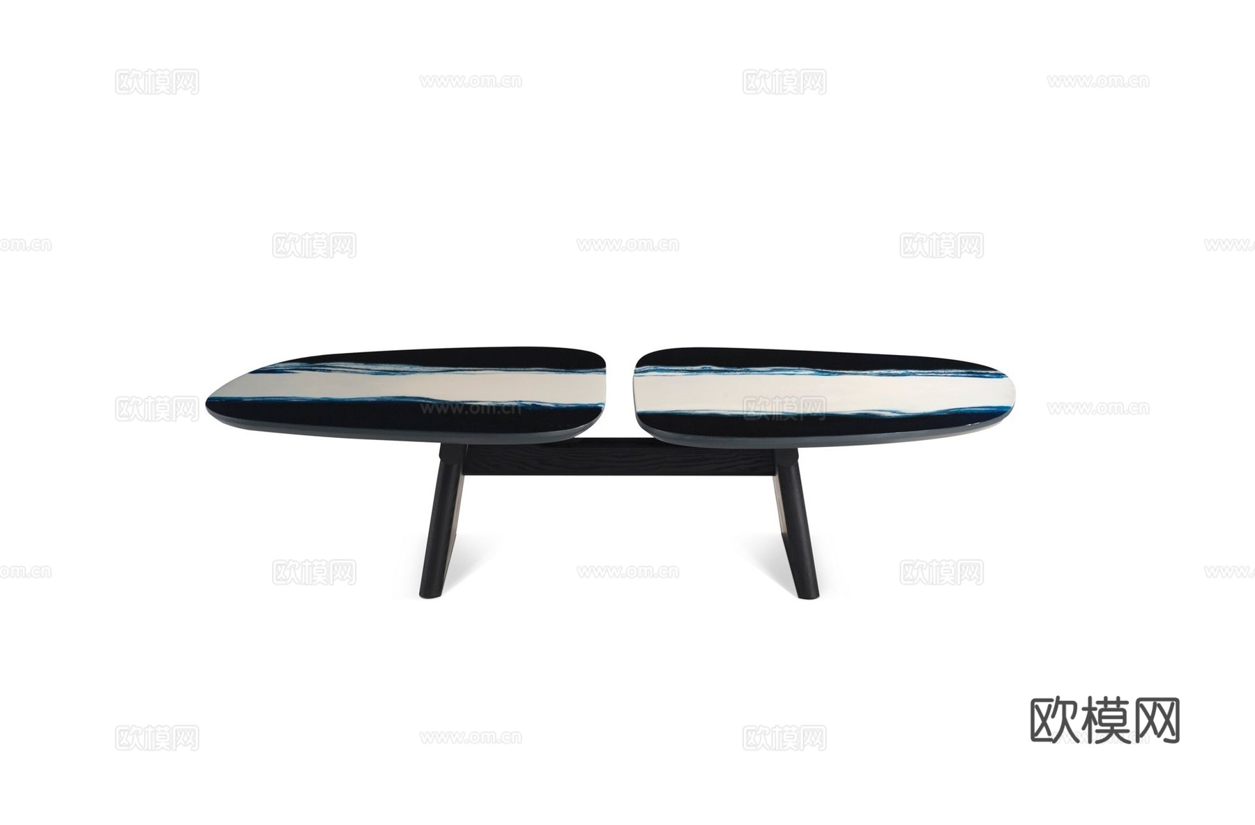 rochebobois 意式茶几3d模型下载（渲染图1）