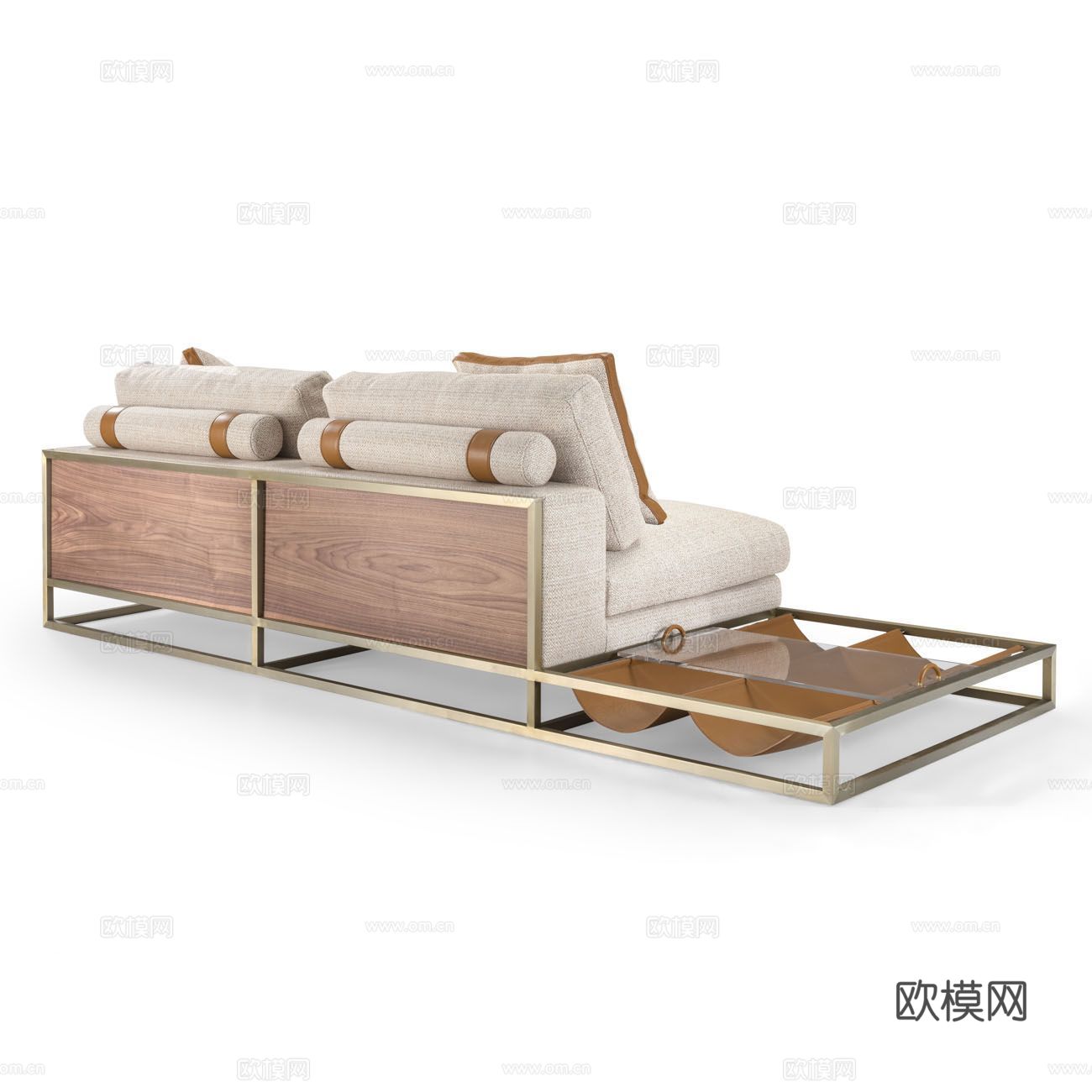 ASTON MARTIN 意式双人沙发3d模型下载（渲染图2）