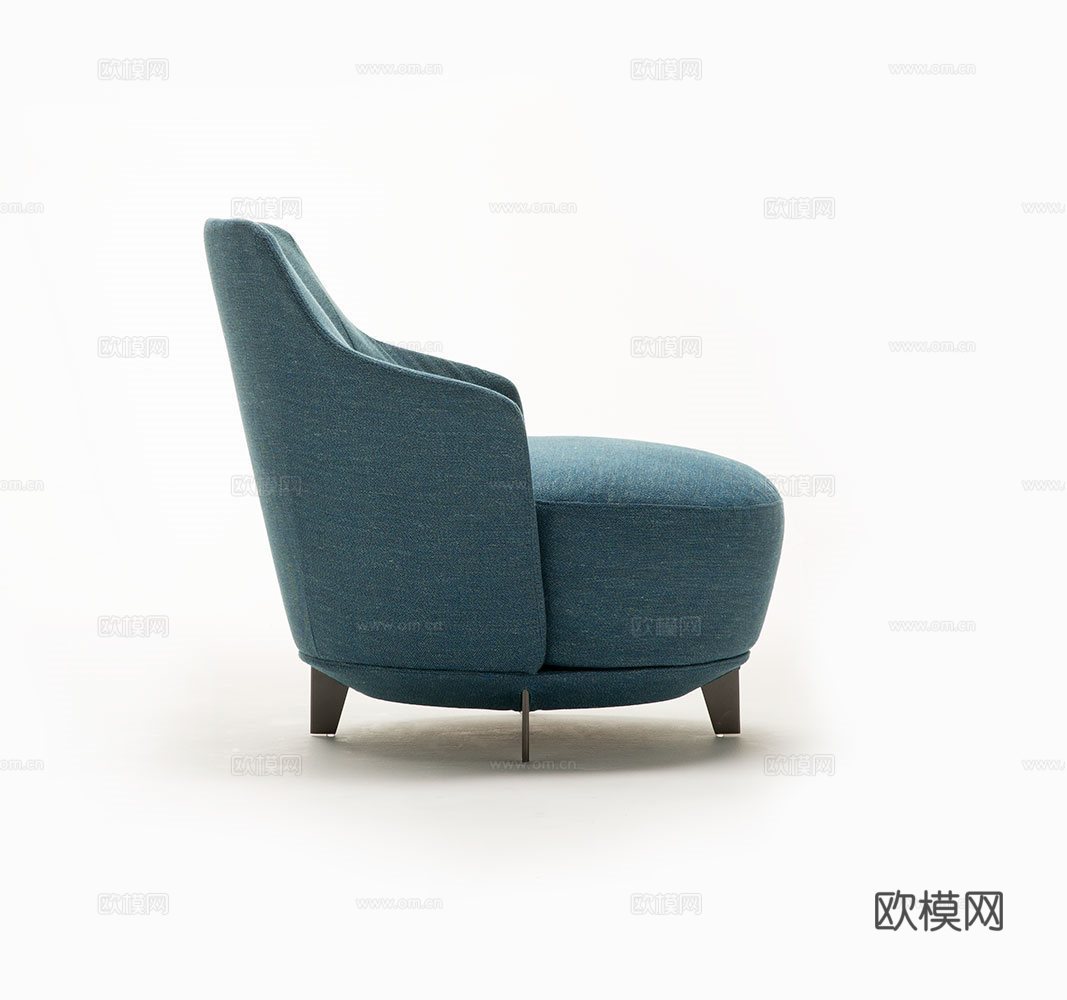 alberla 意式休闲椅3d模型下载（渲染图1）