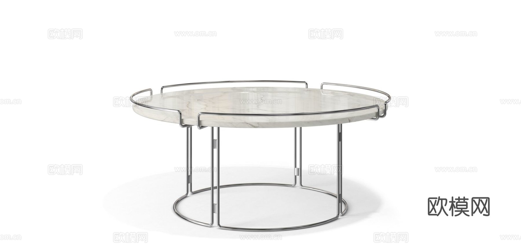 rochebobois 意式圆茶几3d模型下载（渲染图7）
