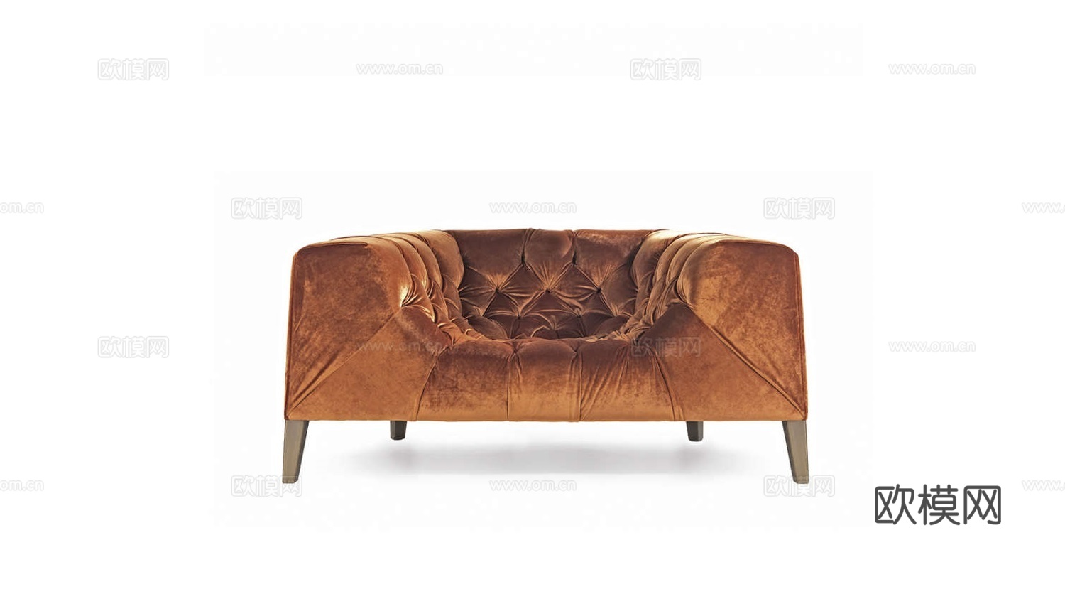 roberto canalll 简欧单人沙发3d模型下载