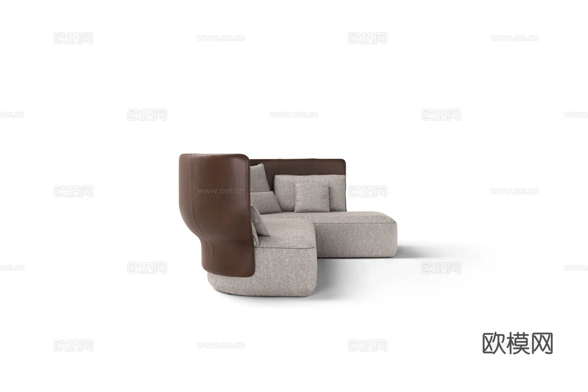 Amura 转角沙发3d模型下载（渲染图4）
