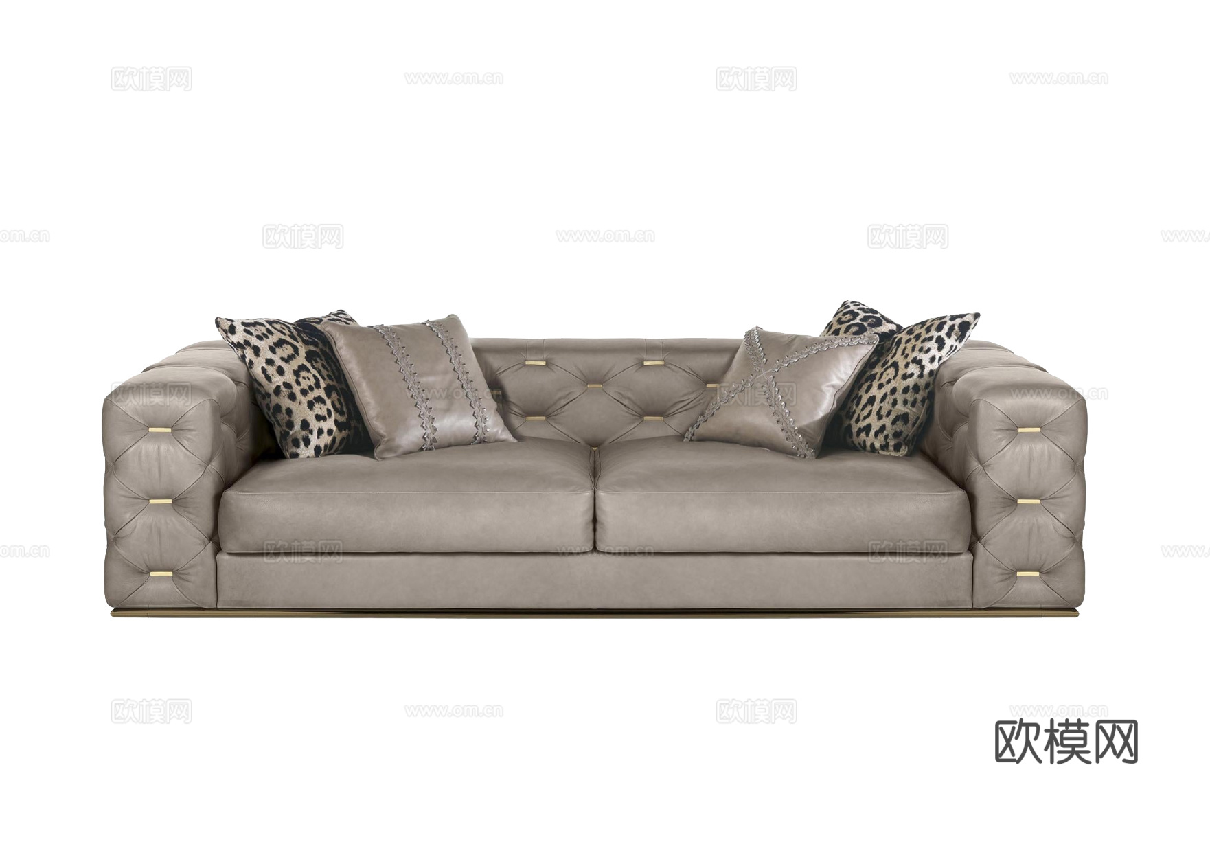 roberto canalll 简欧双人沙发3d模型下载