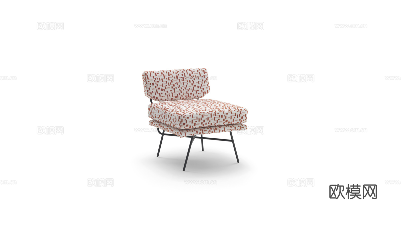arflex 休闲椅3d模型下载（渲染图5）