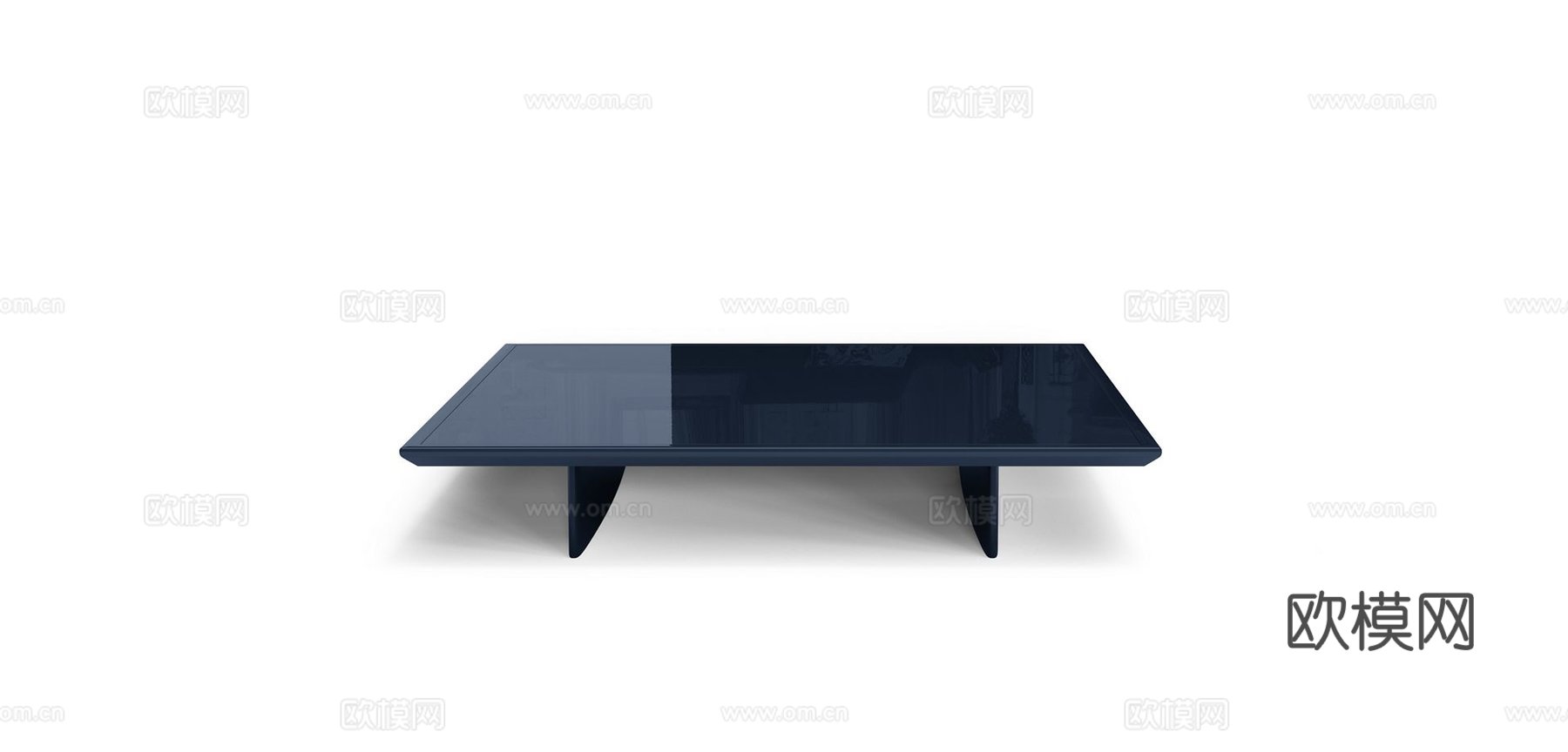 rochebobois 意式方茶几3d模型下载（渲染图1）