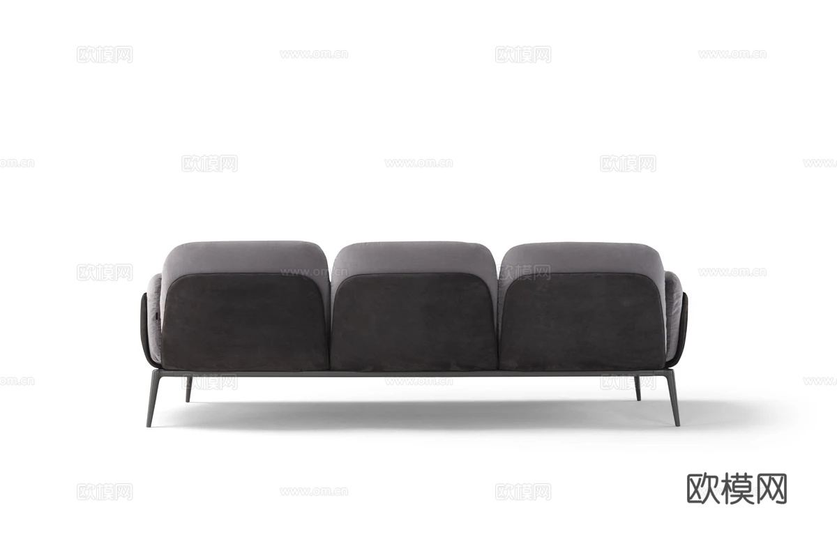 Amura 三人位沙发3d模型下载（渲染图2）